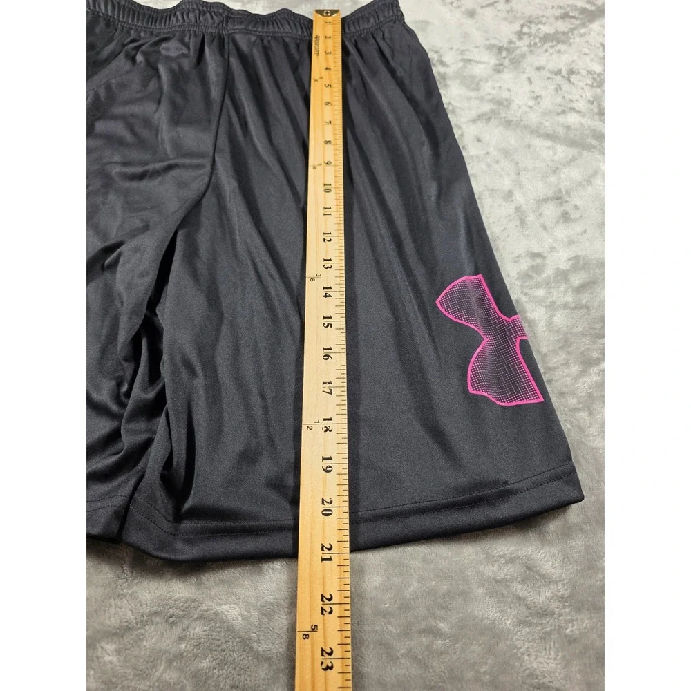 Under‎ Armour Tech Graphic Shorts Mens Medium Black Pink 1306443-019